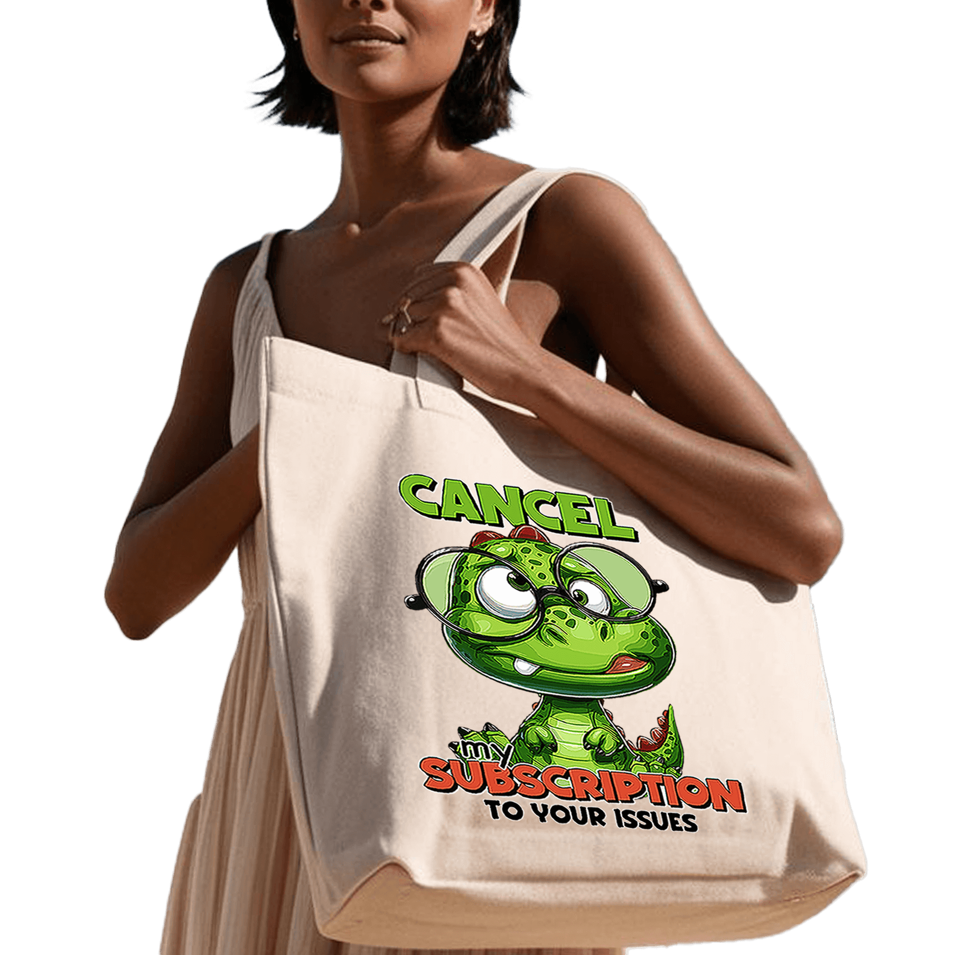 תיק בד TOTE BAG 'Cancel My Subscription' | לאנשים שפחות אוהבים ורוצים דרמות בחיים 😌