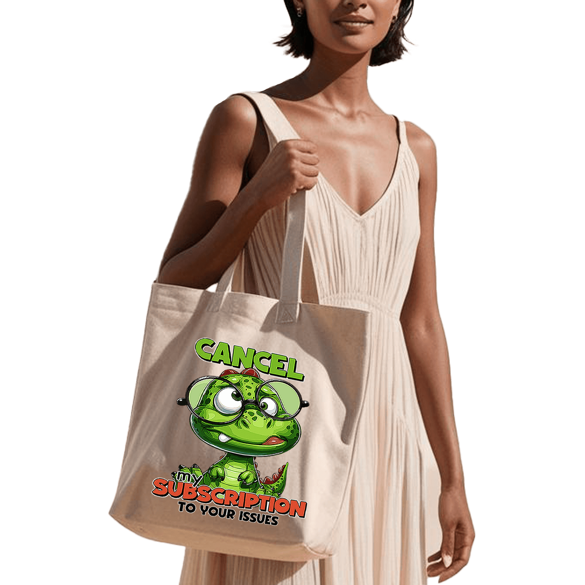 תיק בד TOTE BAG 'Cancel My Subscription' | לאנשים שפחות אוהבים ורוצים דרמות בחיים 😌
