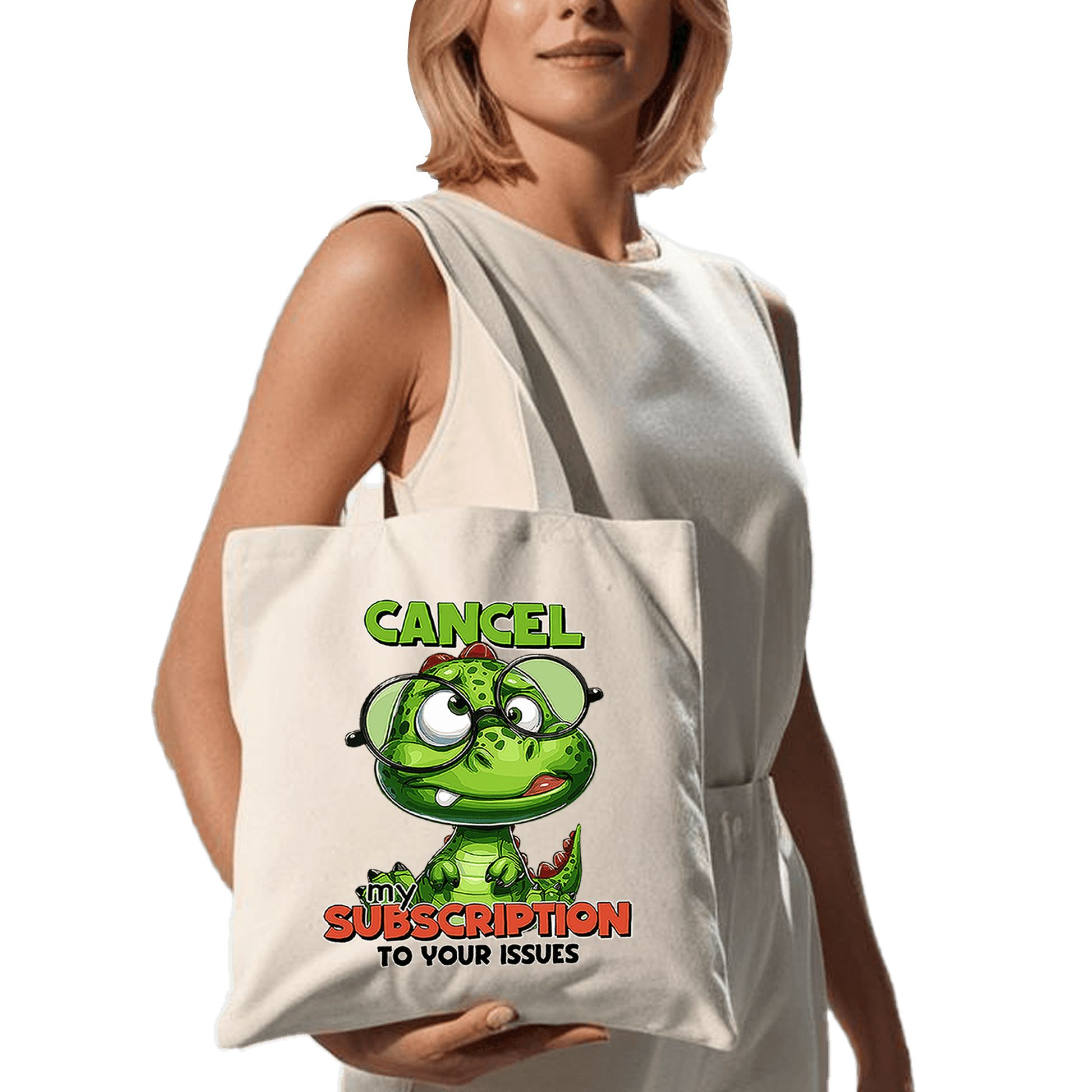תיק בד TOTE BAG 'Cancel My Subscription' | לאנשים שפחות אוהבים ורוצים דרמות בחיים 😌