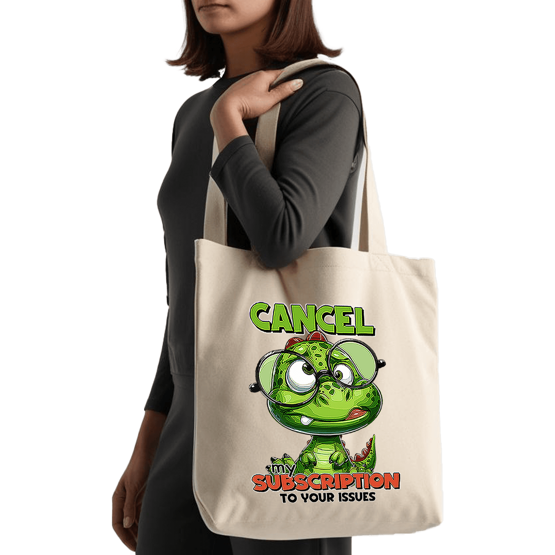 תיק בד TOTE BAG 'Cancel My Subscription' | לאנשים שפחות אוהבים ורוצים דרמות בחיים 😌