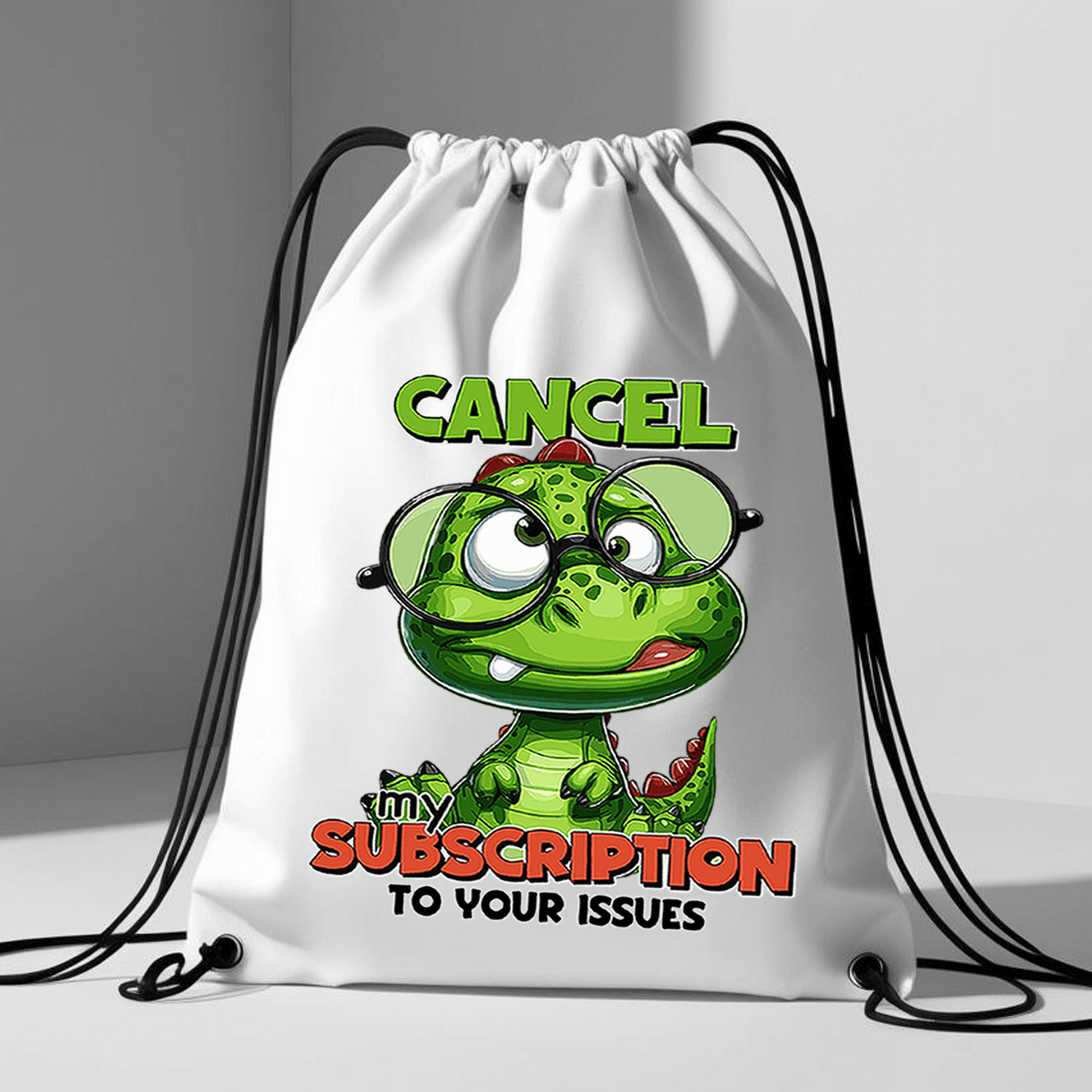 תיק שרוכים 'Cancel My Subscription' | לאנשים שפחות אוהבים ורוצים דרמות בחיים 😌