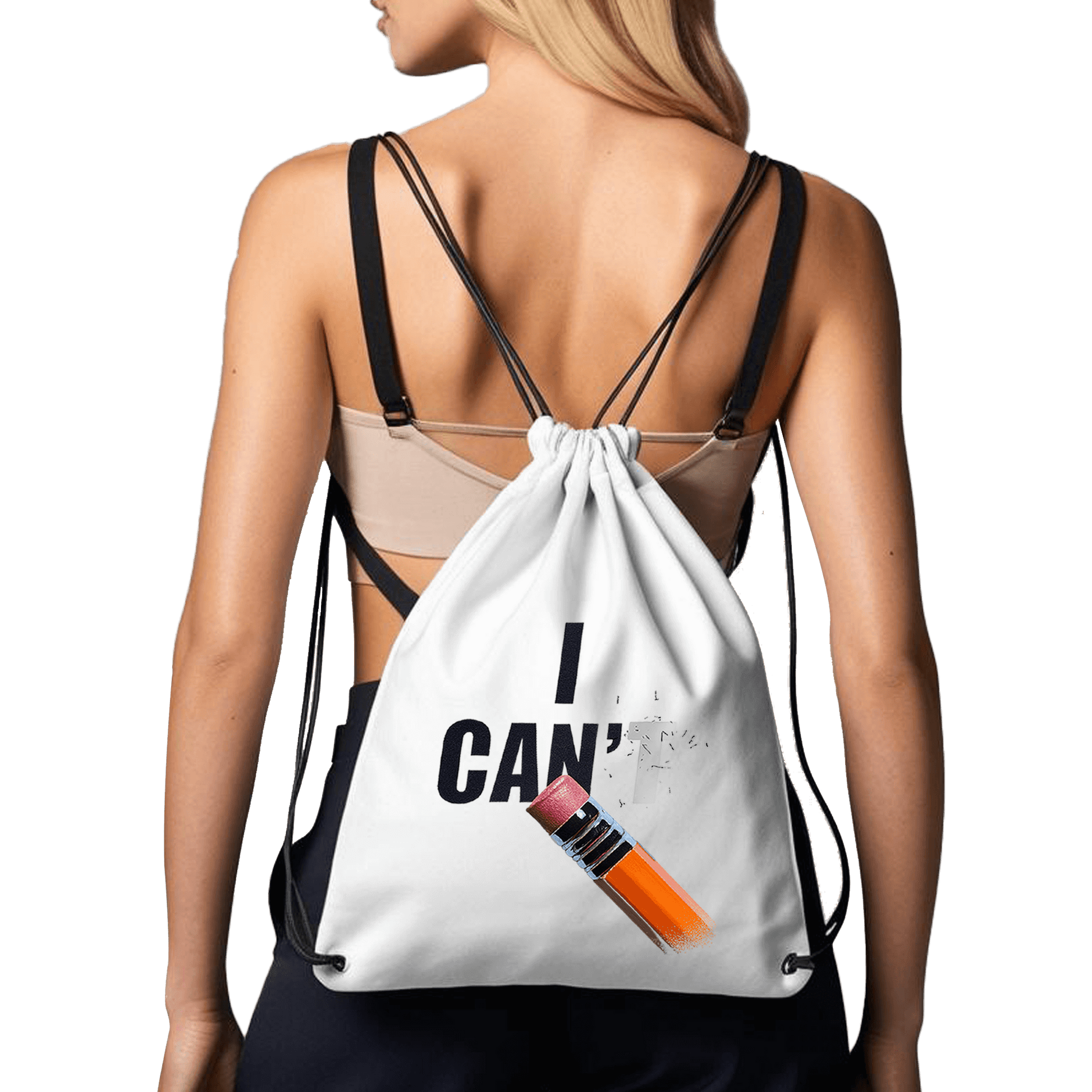 תיק שרוכים '(t)I Can' - מחקו את הבלתי אפשרי והפכו אותו לאפשרי! ✨
