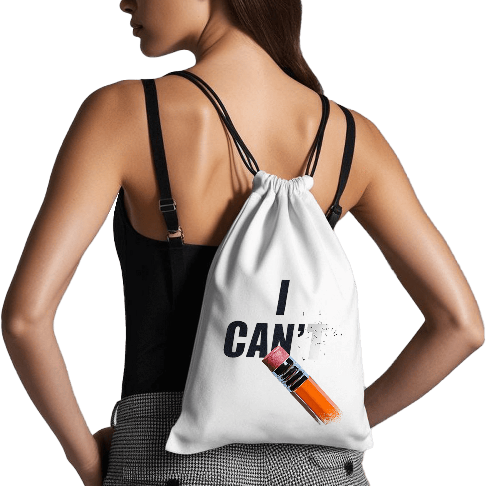 תיק שרוכים '(t)I Can' - מחקו את הבלתי אפשרי והפכו אותו לאפשרי! ✨