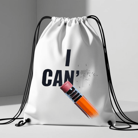 תיק שרוכים '(t)I Can' - מחקו את הבלתי אפשרי והפכו אותו לאפשרי! ✨