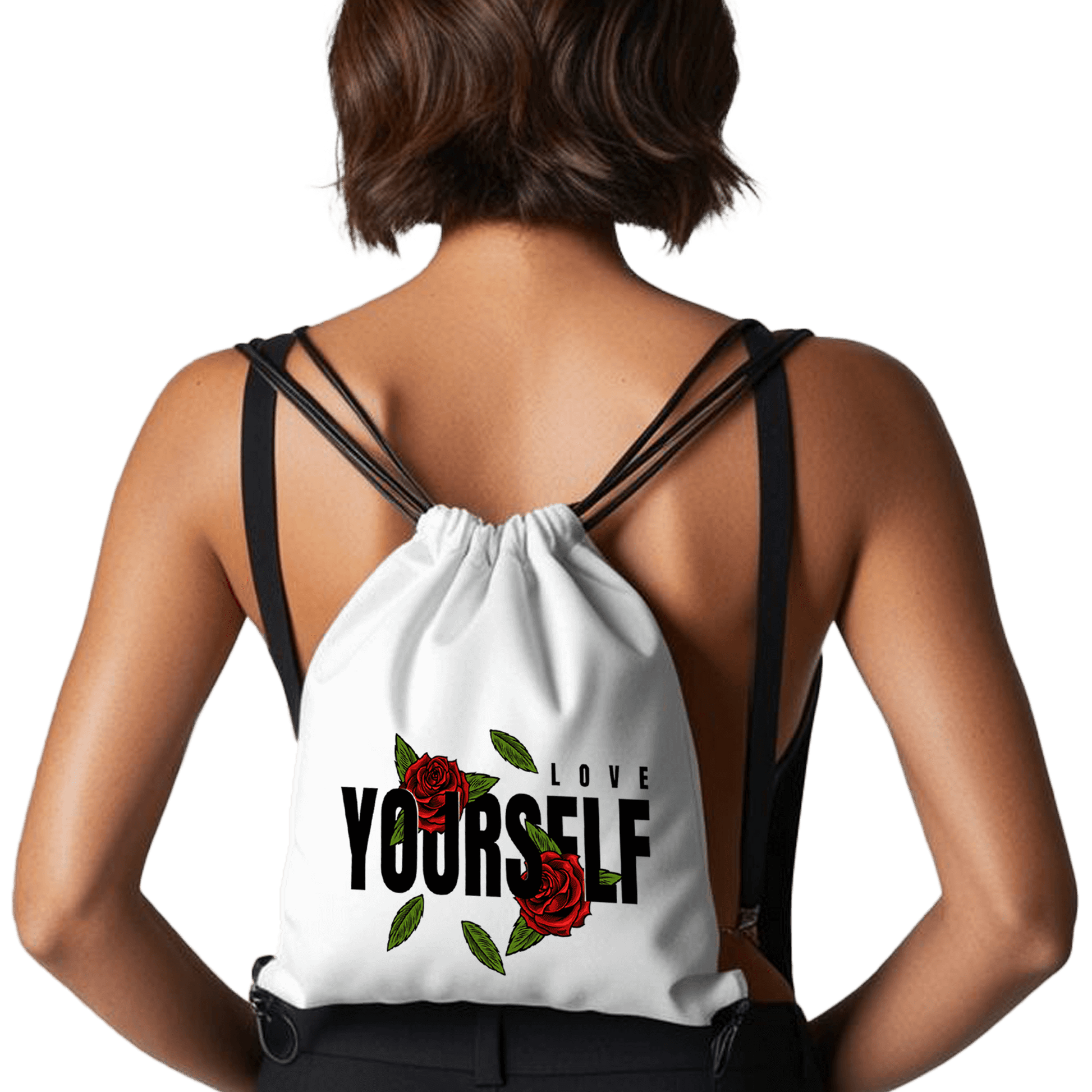 תיק שרוכים 'Love Yourself' | סטייל עם מסר של אהבה עצמית 🌹