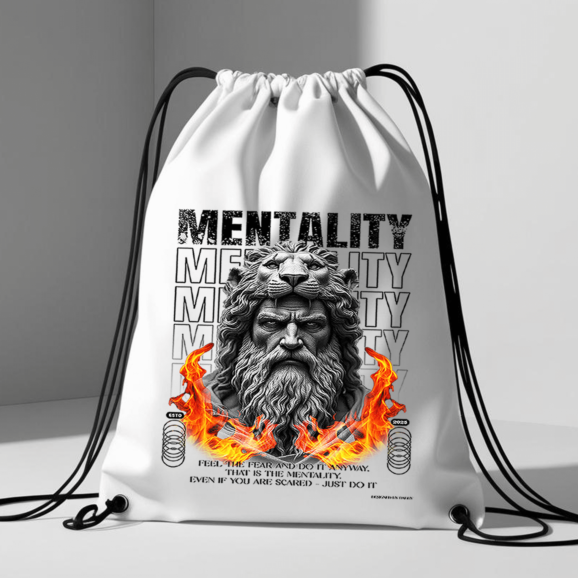 תיק שרוכים 'Mentality'- תיק עוצמתי בעיצוב מרהיב במיוחד 🦁🔥