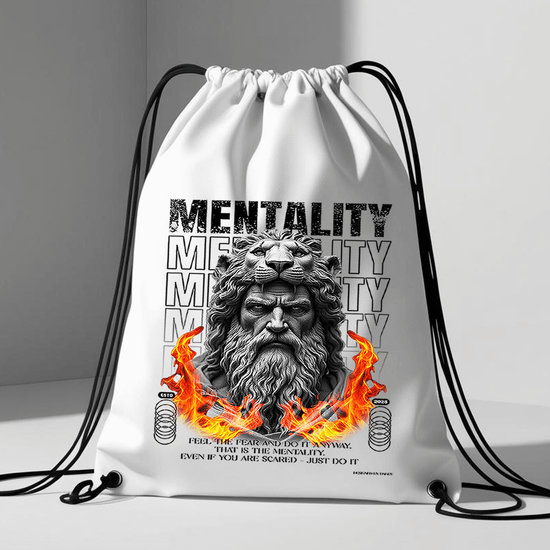 תיק שרוכים 'Mentality'- תיק עוצמתי בעיצוב מרהיב במיוחד 🦁🔥