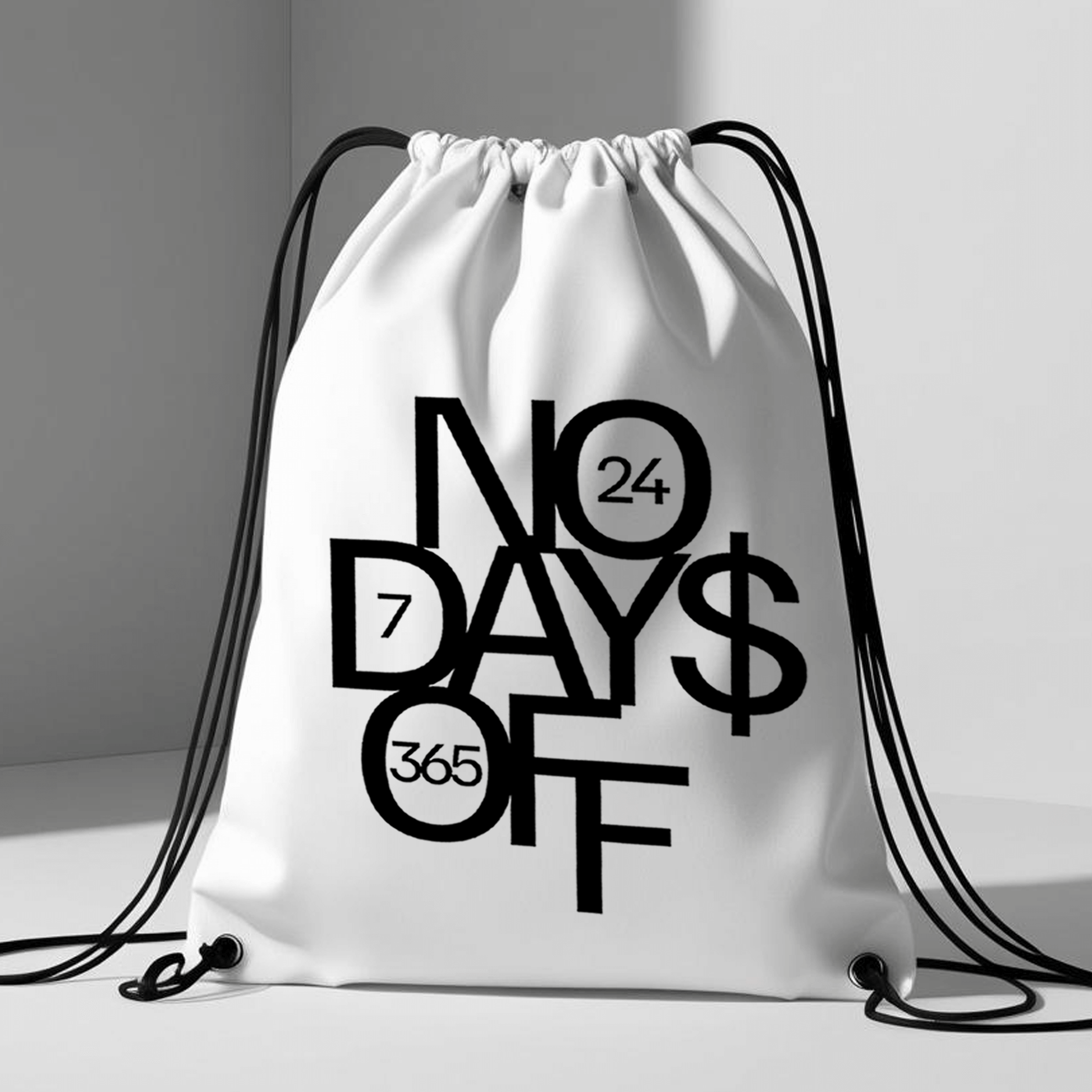 תיק שרוכים 'No Days Off' - ככה נראית מחויבות אמיתית 💸🔥